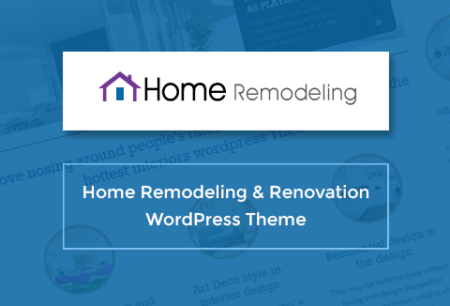 Home Remodeling : A Free Responsive WordPress Theme Feature Image