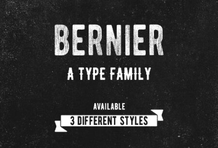 Bernier – A Set of Vintage Typefaces for FREE