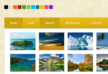 Responsive Mega Menu Preview Image