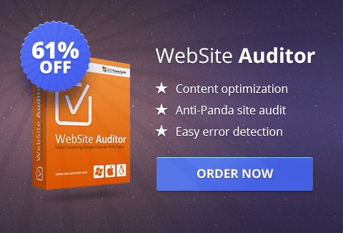 WebSite Auditor: Site audit and on-page optimization Feature Image Showcasing Massive Discount