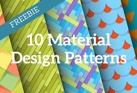 10 Material Design Patterns bundle feature image