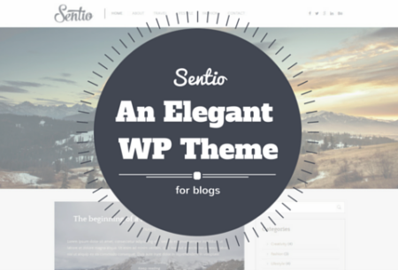 Sentio Elegant WordPress Theme