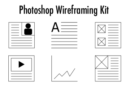 Photoshop Wireframing Kit