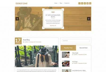 WordPress Blog Theme