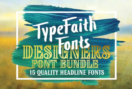 High Quality headline fonts bundle feature image