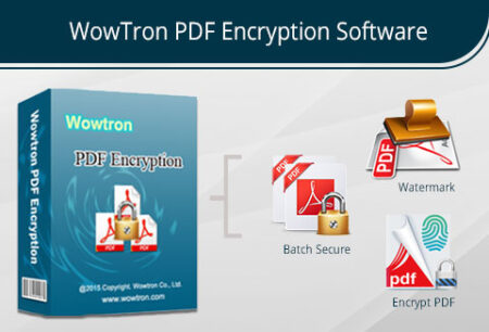WowTron PDF Encryption Software