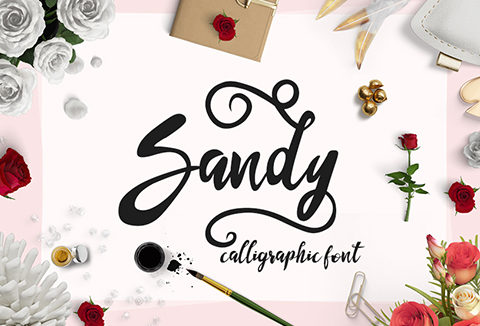 calligraphic font