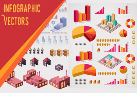 feature image of infographic vectors for presentations