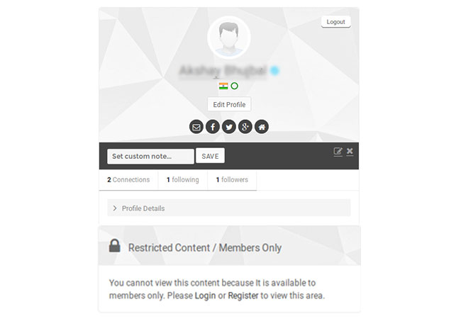 WordPress restrict content to registered users