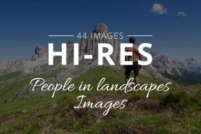 Cover image for high resolution landscape images with people