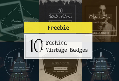 10 Fashion Vintage Badges