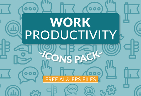 Work Productivity Icons Pack - Freebie Deal