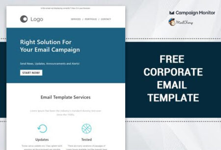 corporate email template