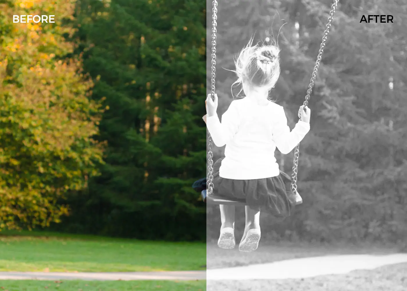 Black-and-white-photoshop-action Old effect to Photos with Black and white Photoshop actions
