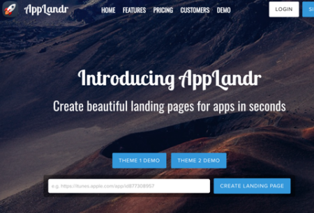 Landing Page Creator for Apps