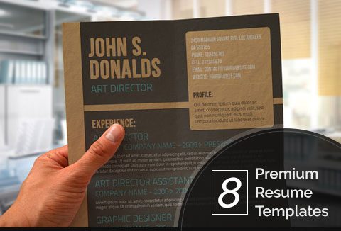 premium resume templates an amazing bundle of 8 resume templates