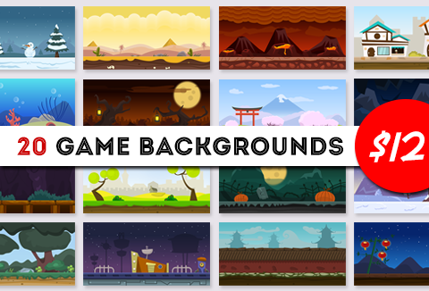 Bundle of 20 Amazing Vector Gaming Backgrounds Bundle of 20 Amazing Vector Gaming Backgrounds