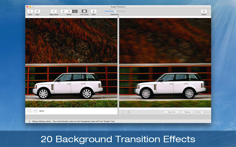 An image that shows how to remove background from photo using Super PhotoCut Pro tool
