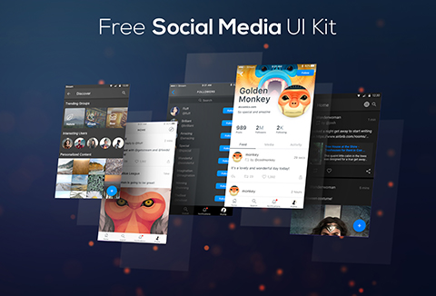 Social Media UI Kit Feature Image