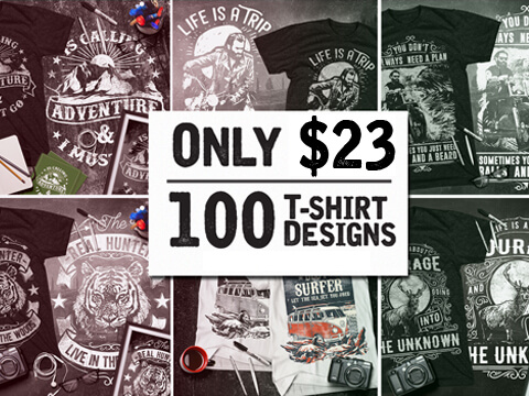 Cool T-Shirt Designs Bundle Feature Image