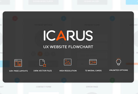 Icarus - UX website Flowchart feature image
