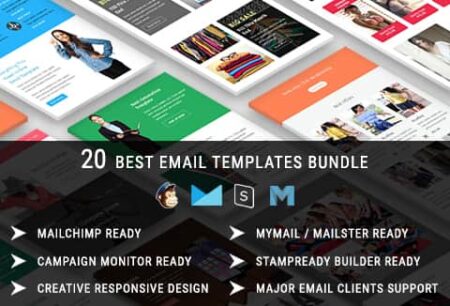 Best Email Templates bundle feature images