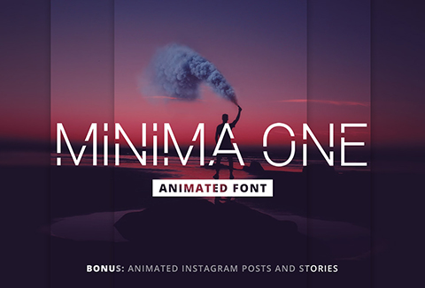 Minima One Animated Font