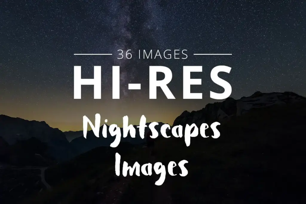 High resolution nightscape images