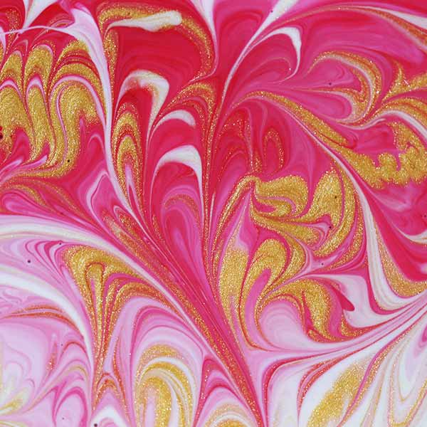 Beautiful multicolored pink gold splash blot
