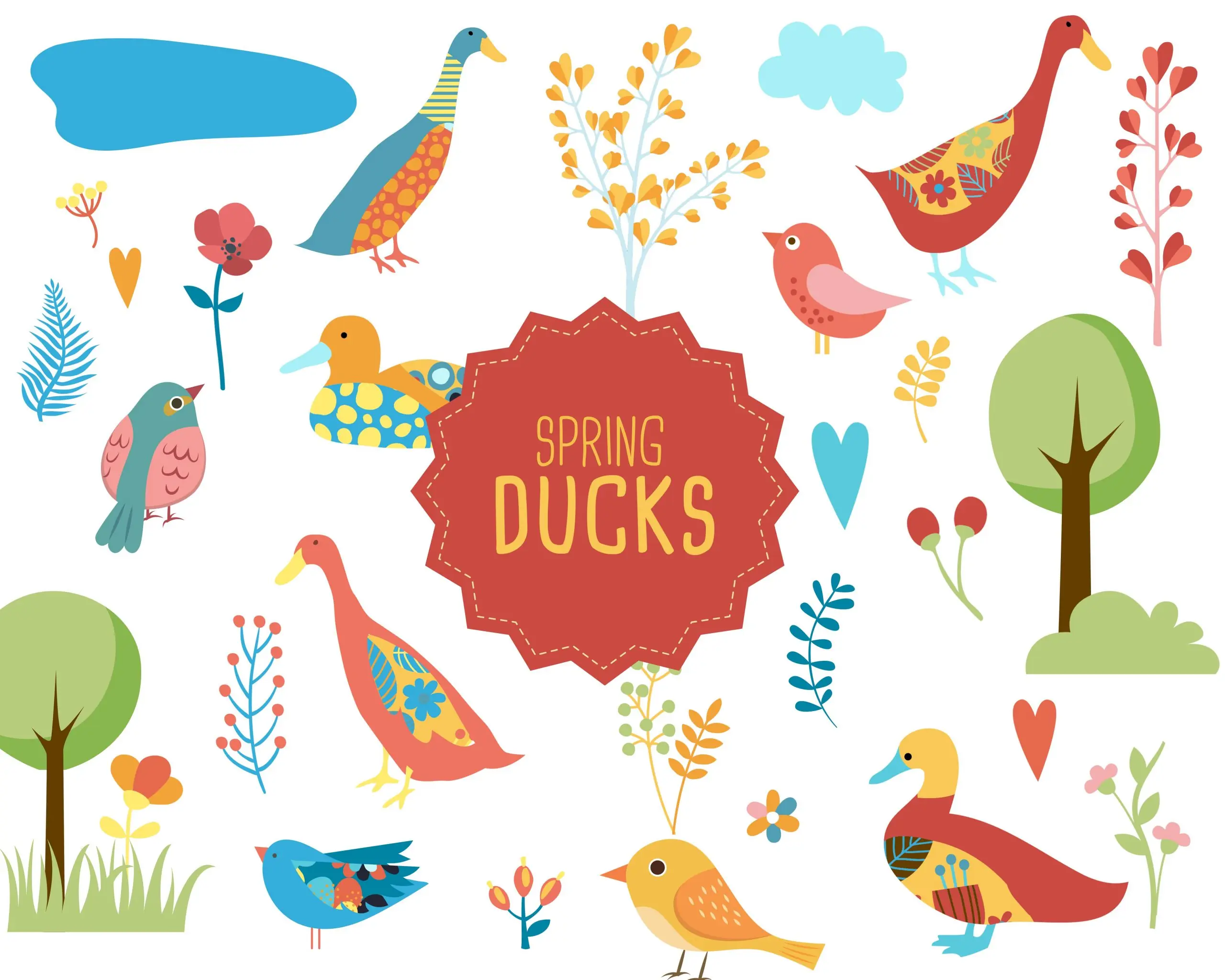 Duck-Vector-Elements Duck vector elements bundle