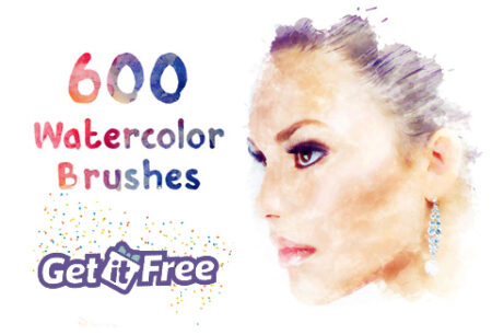 Bundle Of 600 Beautiful Watercolor Brush Strokes For Free