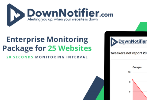DownNotifier, Site Down Alert System Featured Image