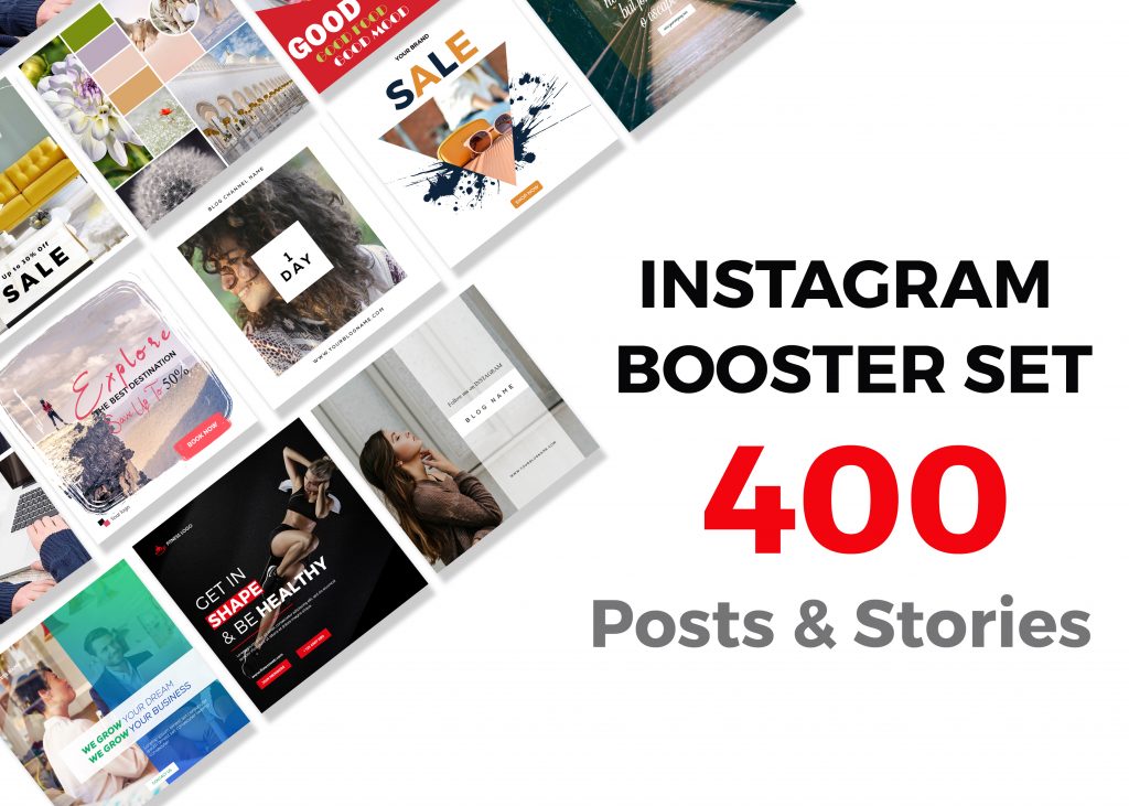 Instagram posts & stories bundle