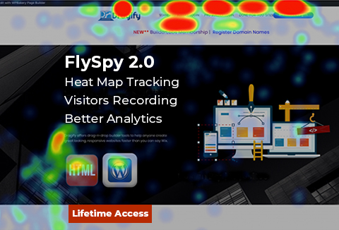 FlySpy 2.0 For Heat Maps, Visitors Recordings & Better Analytics | LIFETIME