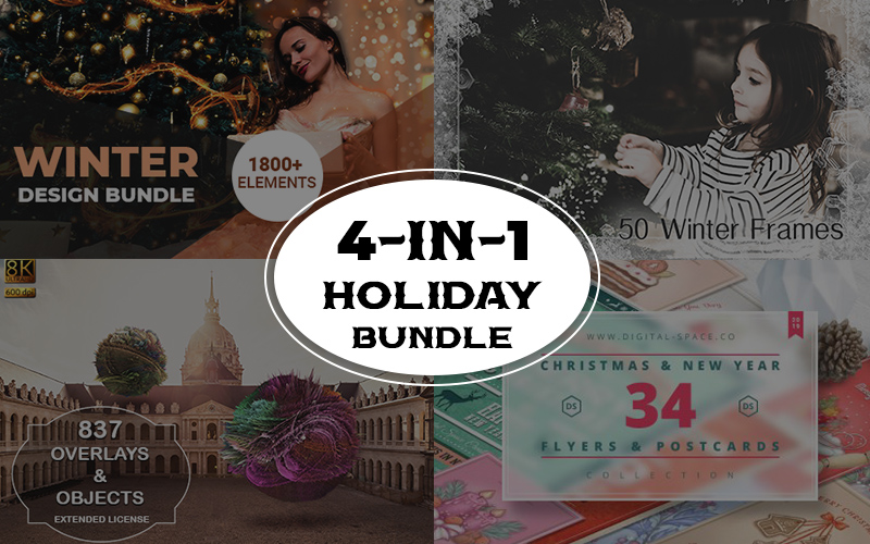 Buy 1 Get 3 Offer: 4 in 1 Holiday Bundle For 24 Hours Only