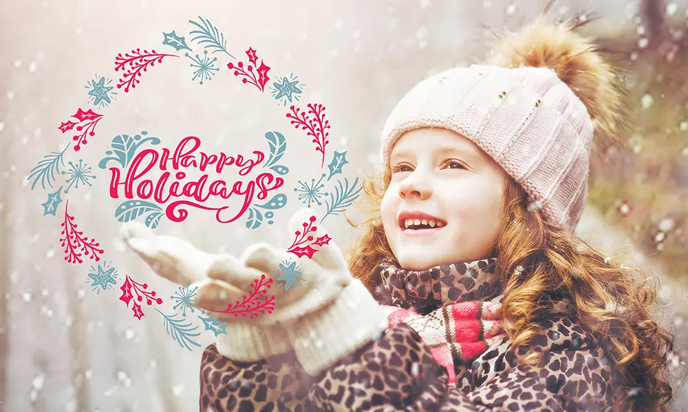 Happy Holidays Photo & Text Overlay 50 Photo & Text Overlays Bundle - Happy Holidays