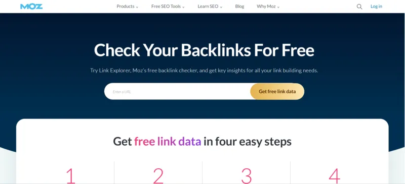 Moz Backlink Checker