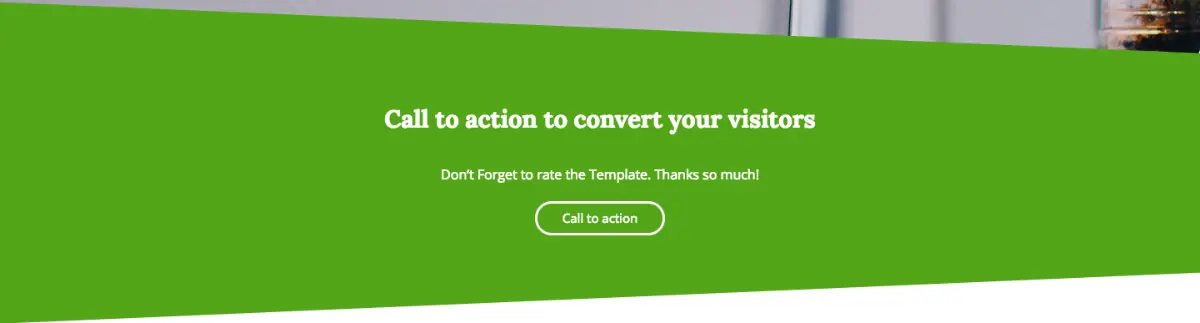 Brito Theme Call To Action Preview Brito Theme Preview - Call To Action