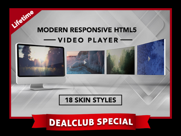Modern Responsive HTML5 Video Player