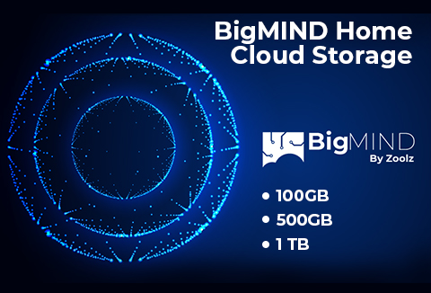 BigMIND Home Cloud Storage Plans – 100GB, 500GB & 1TB