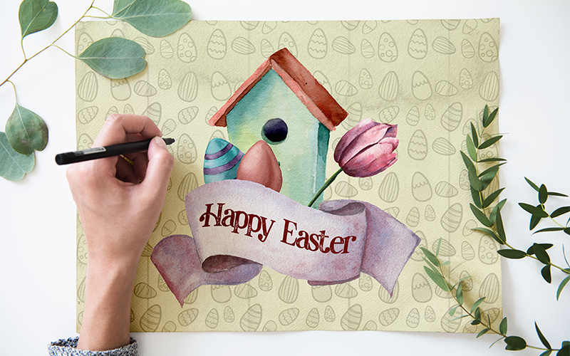 Delightful Easter Freebie Watercolor Collection - Preview 1