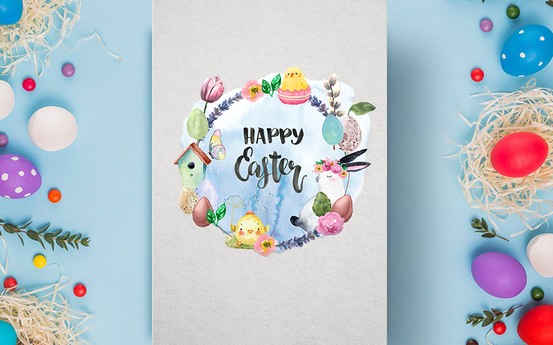 easter vector design, cute easter eggs clipart, easter bunny egg clipart
