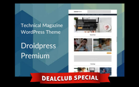 Droidpress Technical Magazine WordPress Theme banner