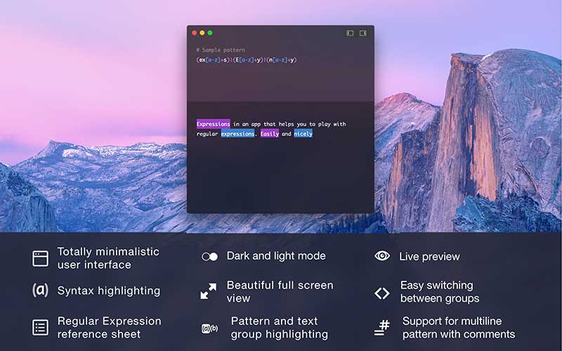 Expressions App For Mac To Write Regular Expressions - Preview 1