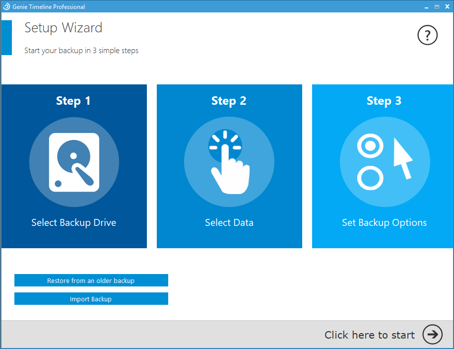 Genie Timeline 10 - A Professional Backup Solution For Windows| Lifetime - Setup Wizard