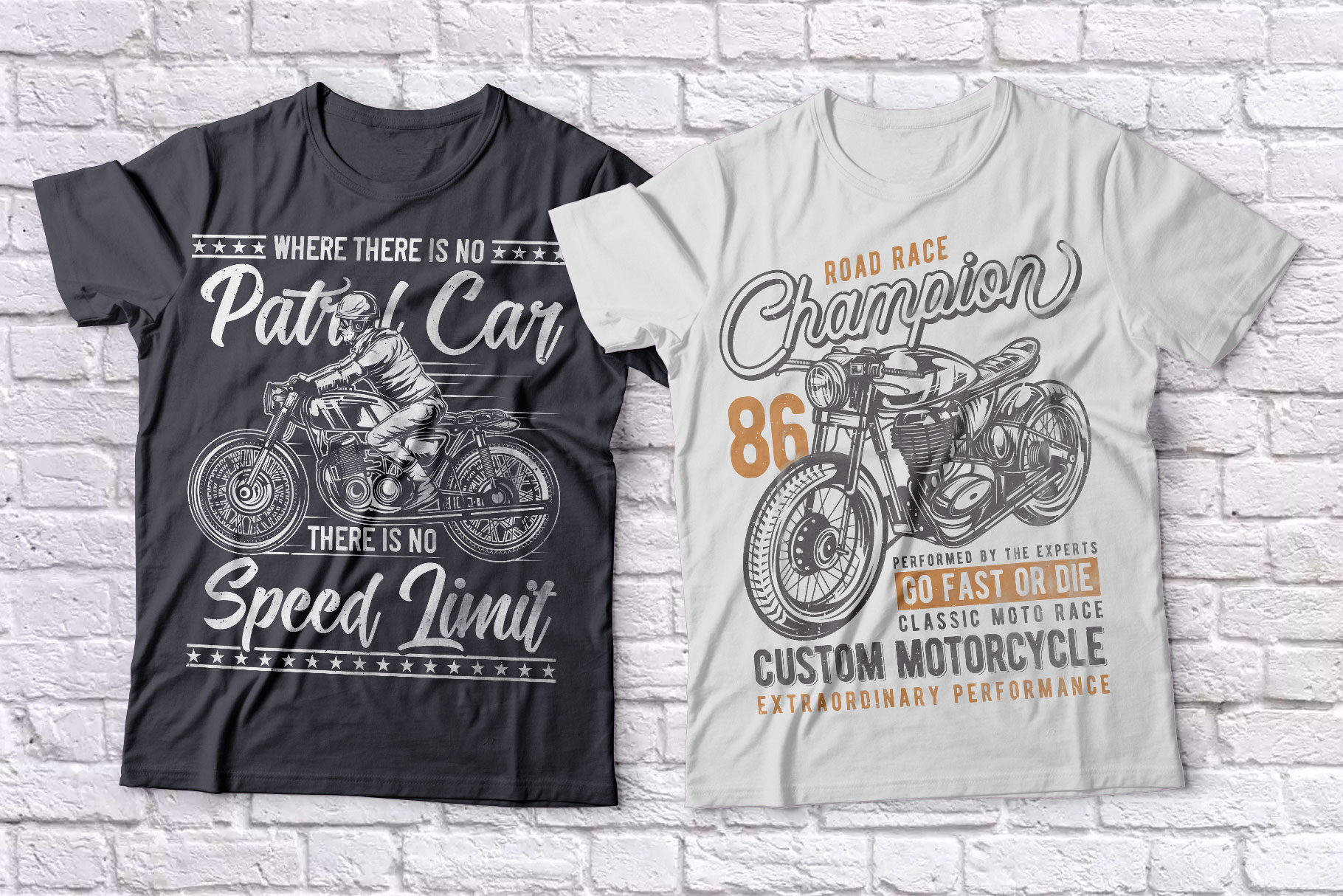 black and grey t-shirt design 