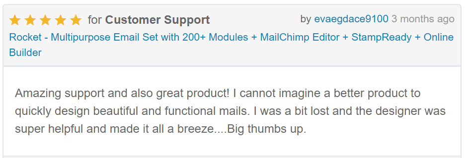 Review 4 - The Ultimate Multipurpose Responsive Email Templates Bundle