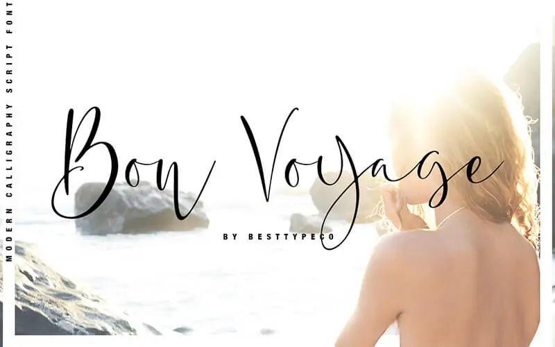 Bon-Voyage-Font 51 Elegant & Creative Fonts From The Amazing Fonts Bundle - Bon-Voyage