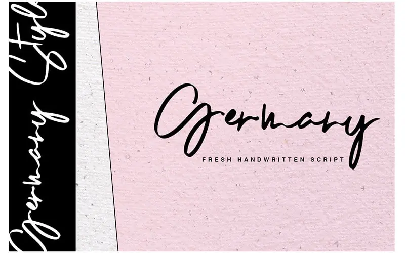 Fresh-Germany-Font 51 Elegant & Creative Fonts From The Amazing Fonts Bundle - Fresh-Germany