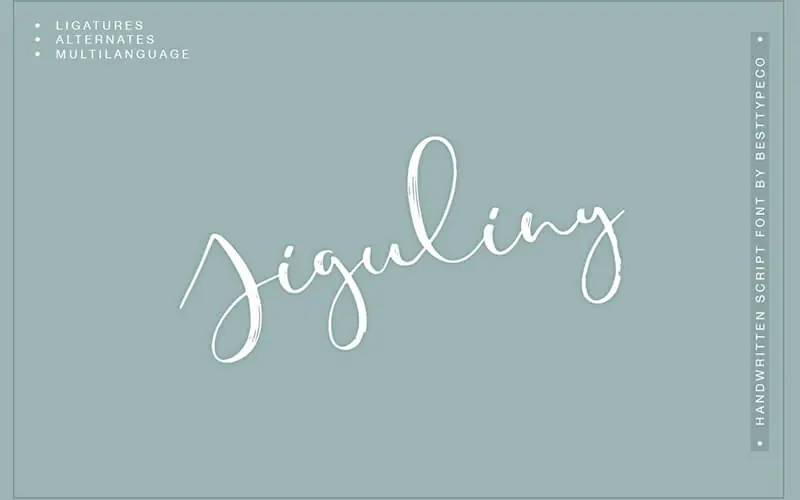 Fresh-Jiguliny-Font 51 Elegant & Creative Fonts From The Amazing Fonts Bundle - Fresh- Jiguliny